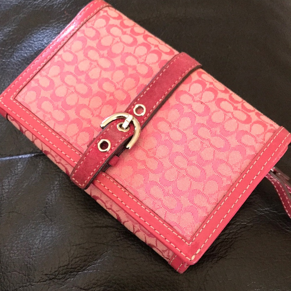 Pink Coach Wallet
